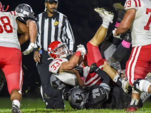 Preston football faces another tough loss against ranked Bridgeport, 55-13